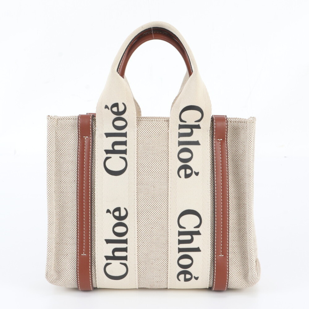 Chloé Chloe Woody Small 03 2175 65 Leather Handbag Tote Bag Shoulder for Women